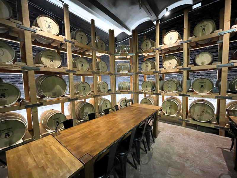 Barrel room