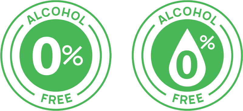 non-alcoholic certification labels