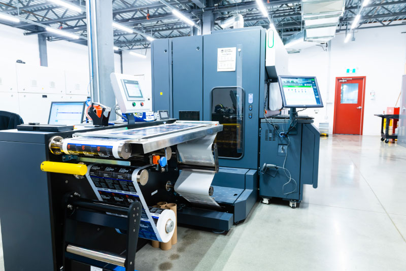 Digital label press