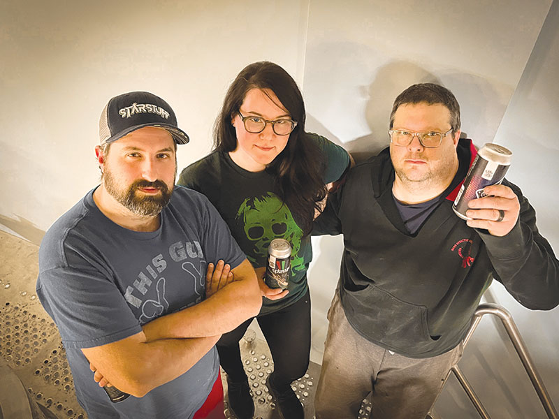 Colin, Steph and Steve, posing for photo