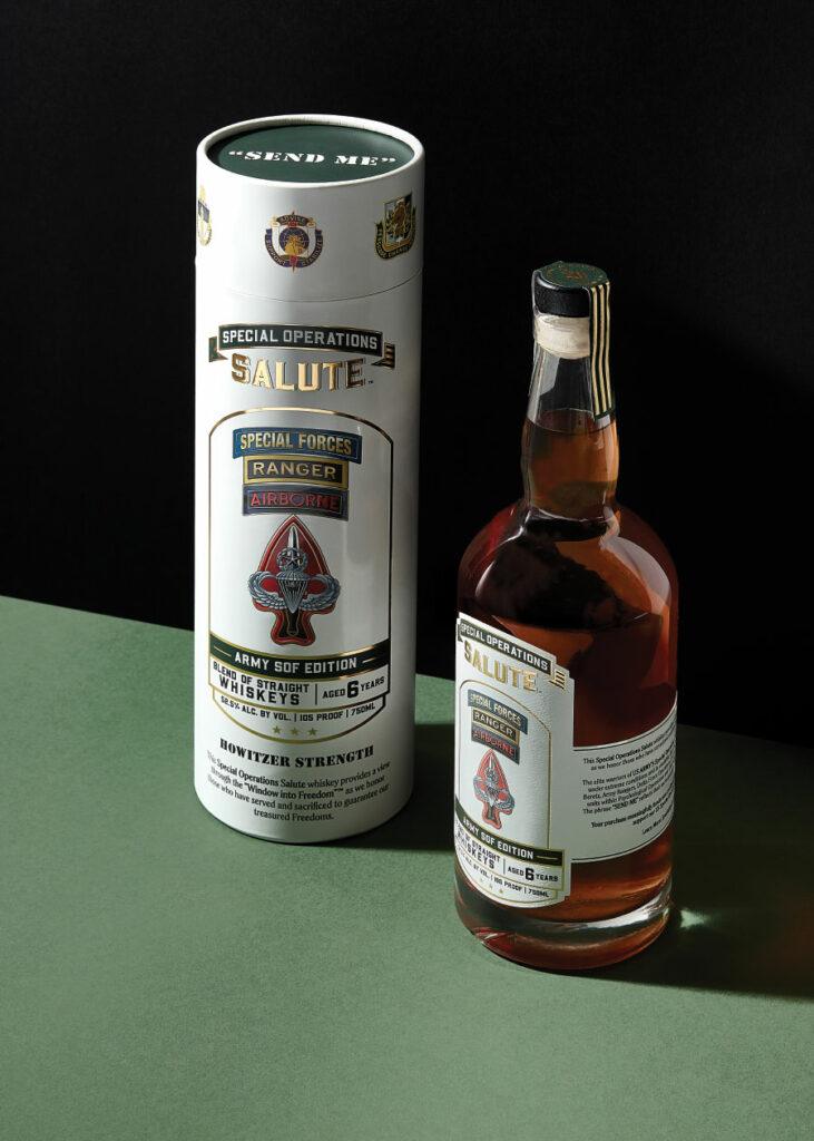 Salute label and tube packaging