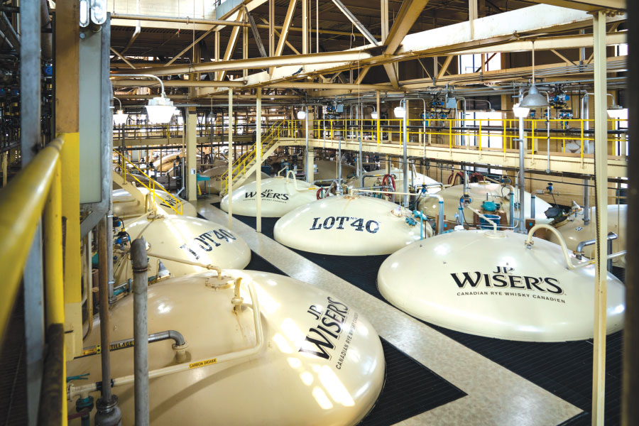 Distillery vats