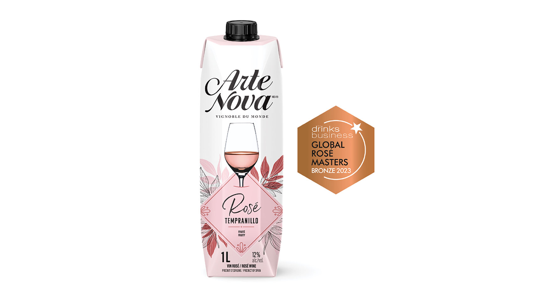 Arte Nova rosé - Global Rose Masters Bronz 2023 award