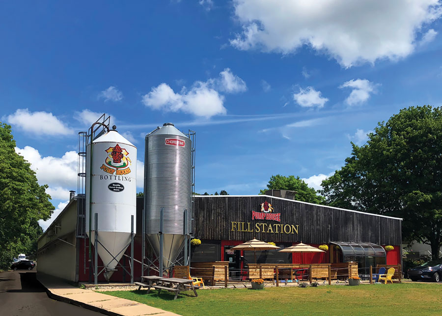 Exterior of Pump House Fill Station during daylight