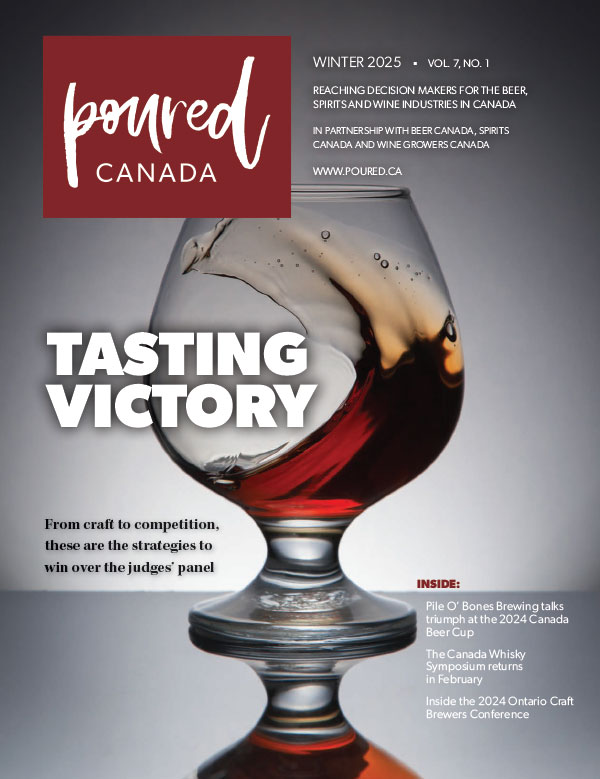 Poured Canada Winter 2025 Magazine Cover