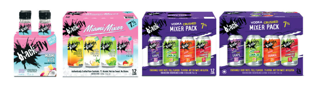 Image catalogue of various Black Fly products