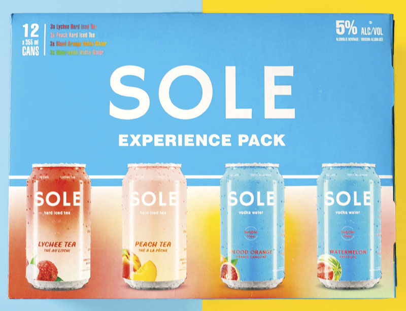 SOLE Experience variety pack box