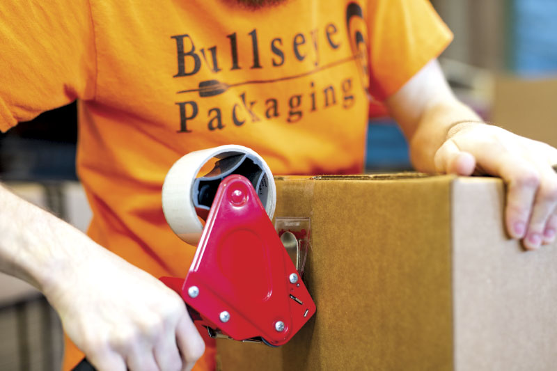 Taping off box for shipping