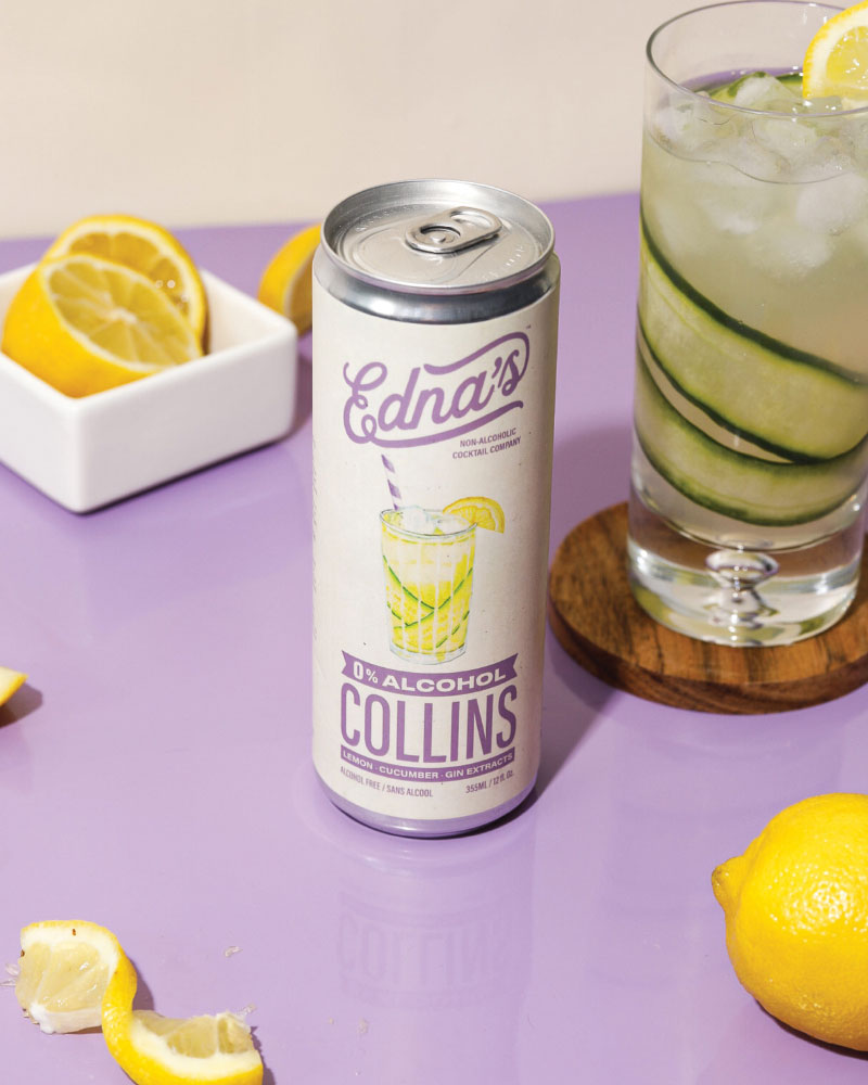 Can of Edna's Collins