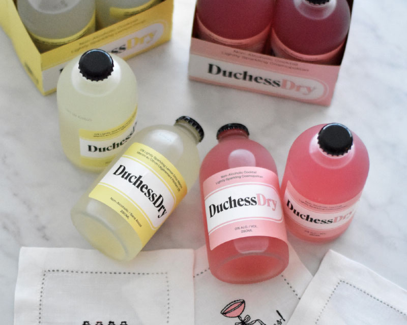 Bottles of Duchess Cocktails