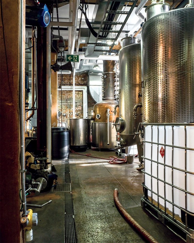 Row of stills