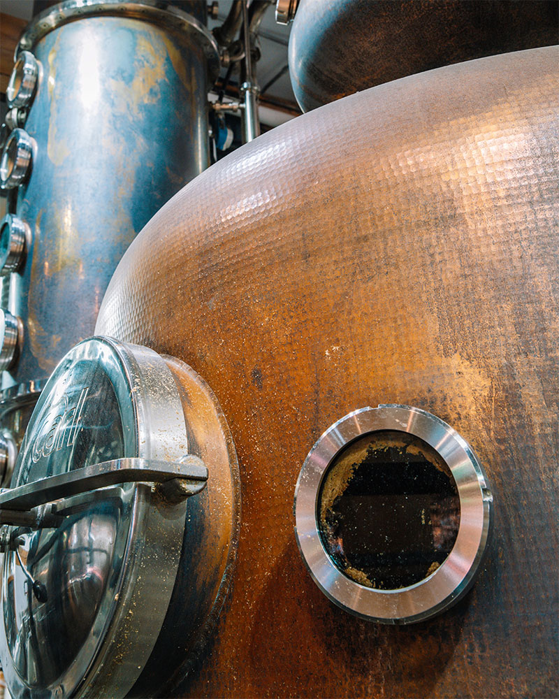Large copper still