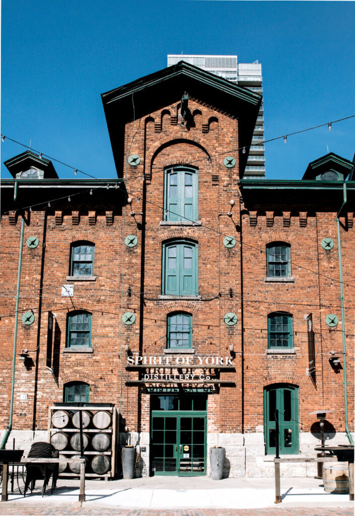 Exterior of distillery