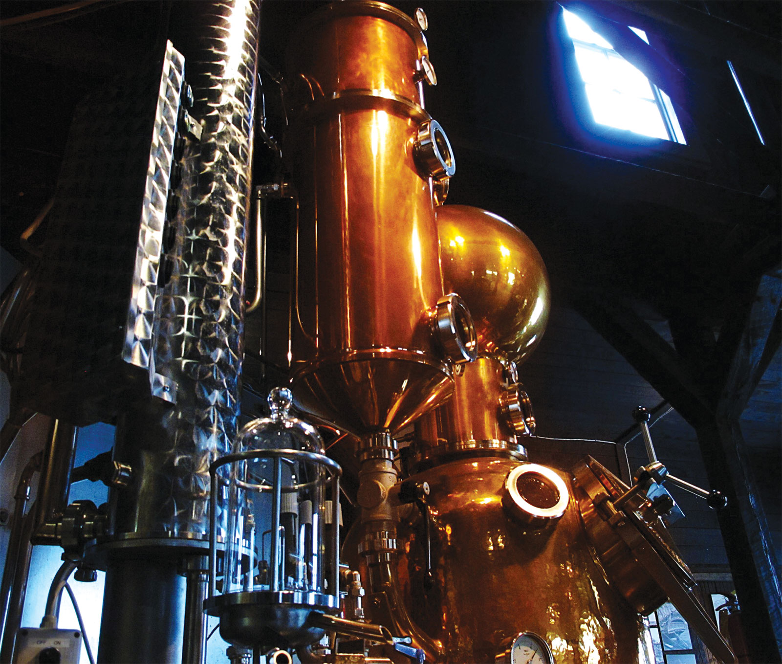 Large copper stills